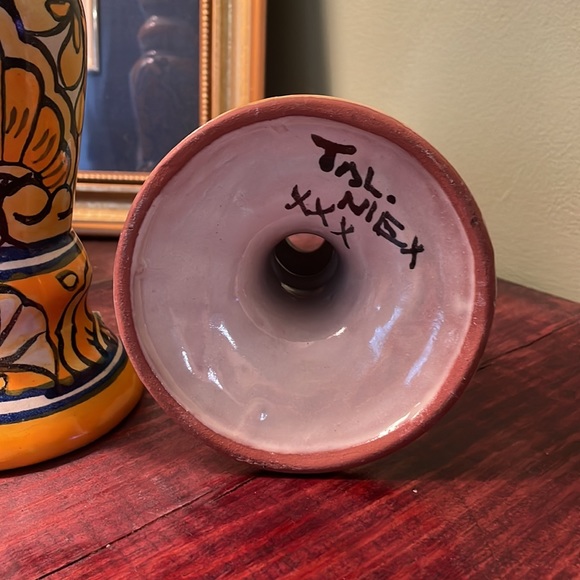 Vintage Mexican Folkart Candlesticks - Picture 7 of 7